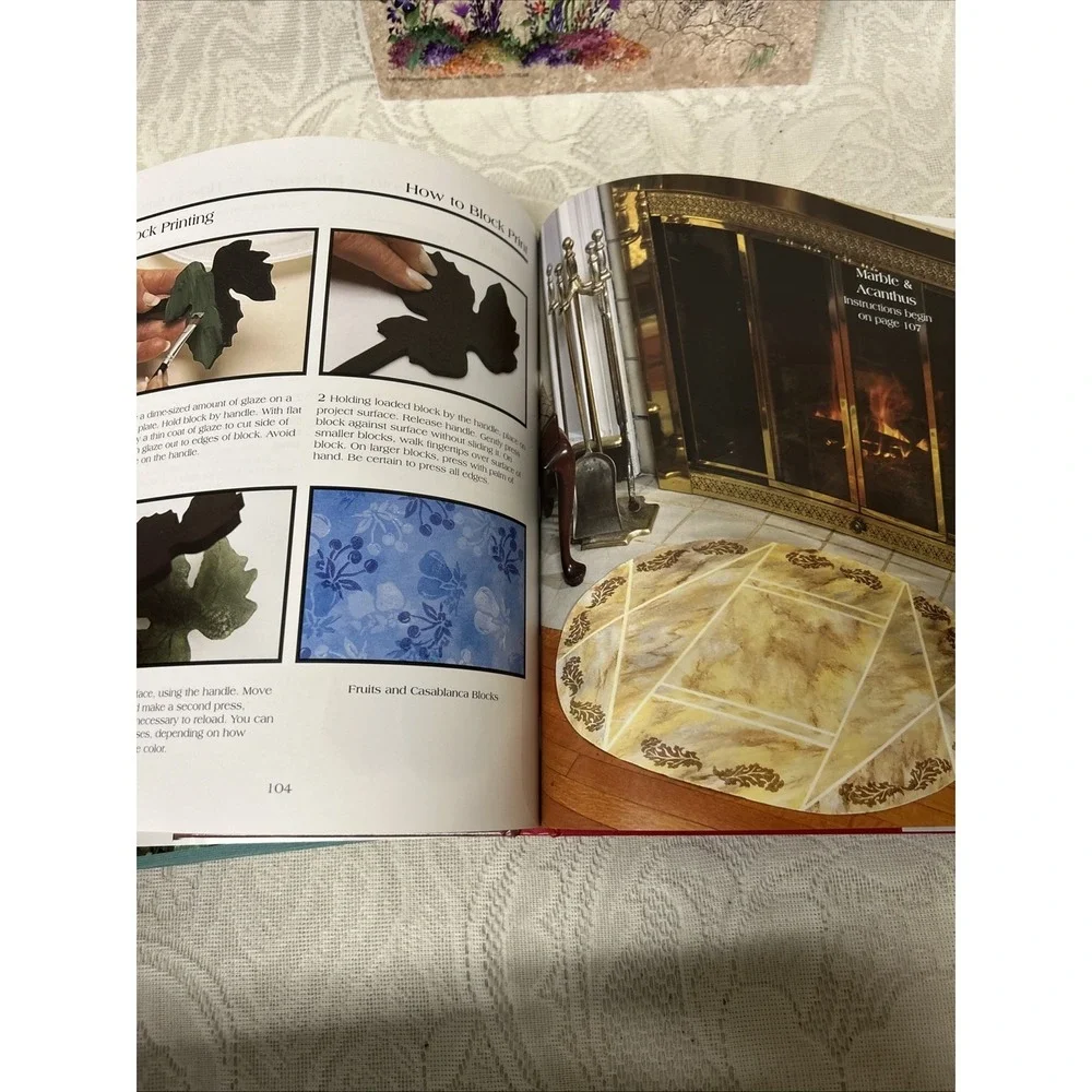 2 Painting Books By Plaid, Painted‎ Birdhouses, Floor cloths Instructions Guide